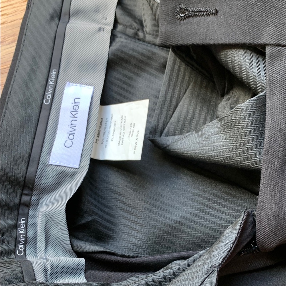 Calvin Klein Black Dress Pants for Men - Picture 3 of 3